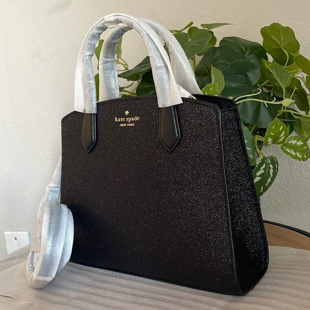 NEW, GLITTER TINSEL SATCHEL BAG - Picture 4 of 15